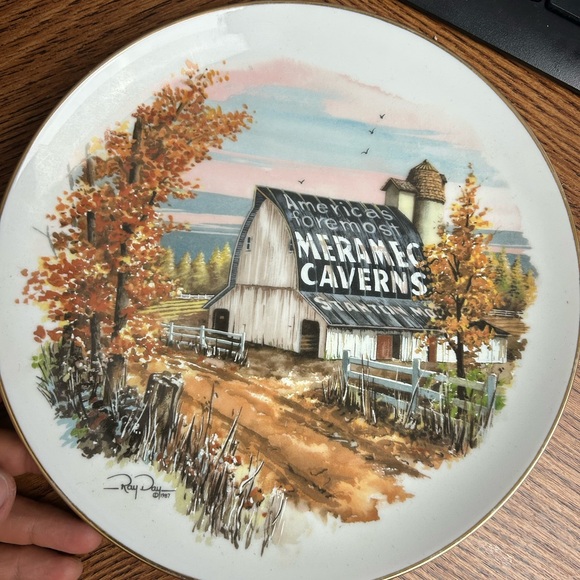 Other - Decorative Plate with Autumn Scene